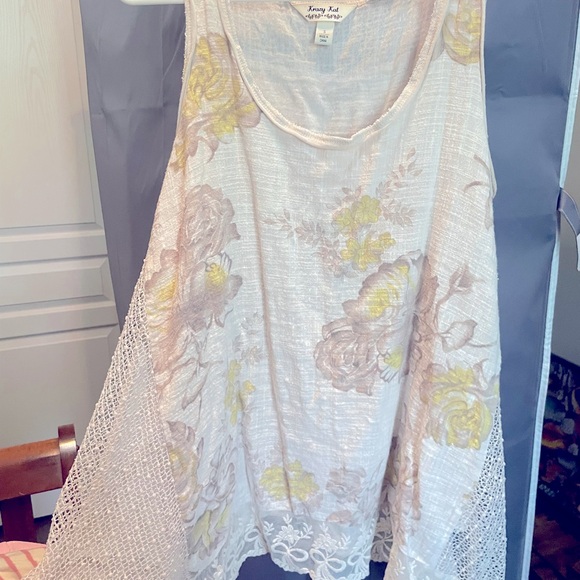 Krazy Kat top EUC worn once  smoke free size small tunic style tank. Lined - Picture 1 of 9